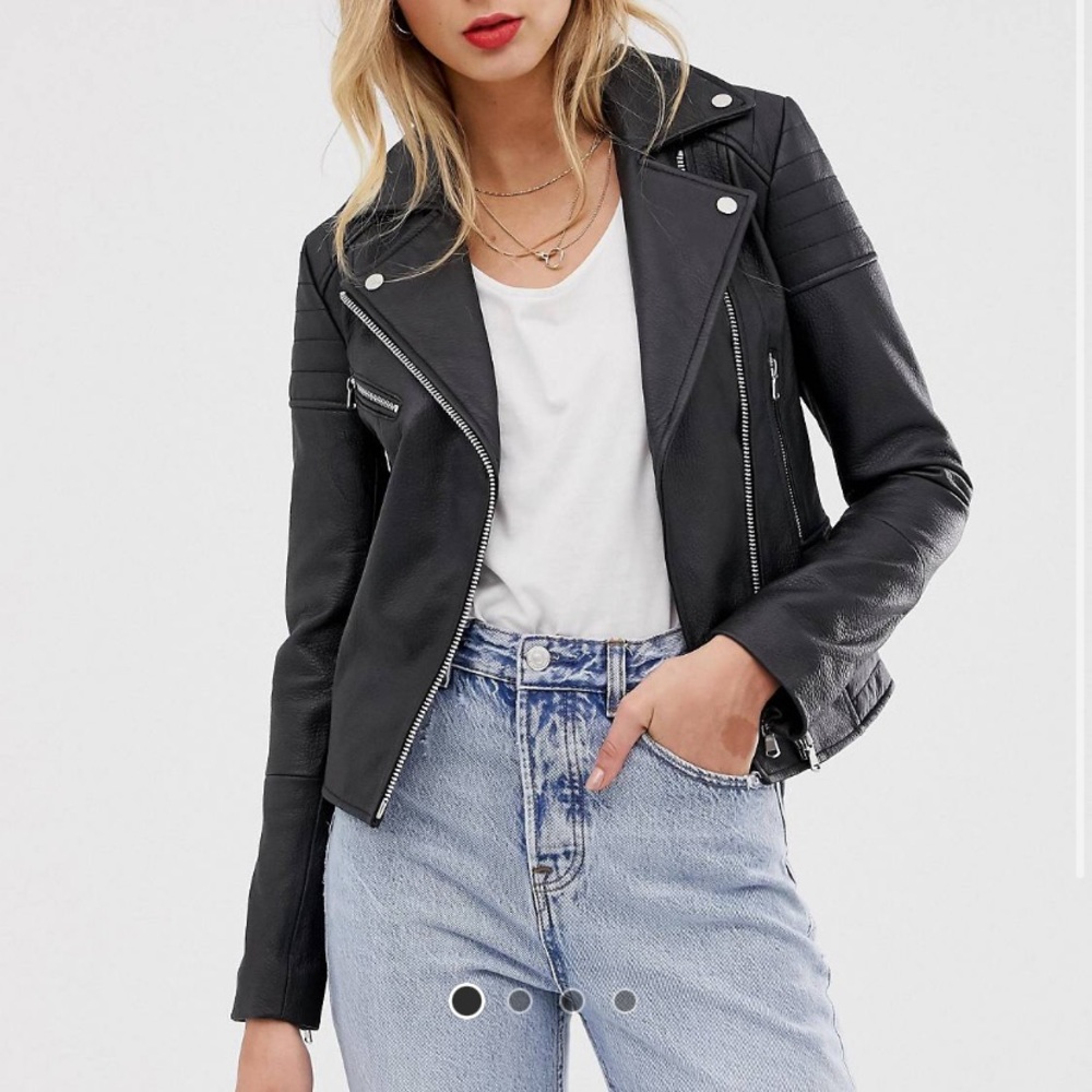 Barney's Originals Clara real leather jacket